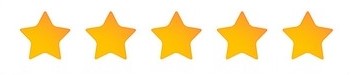 set of star rating symbols